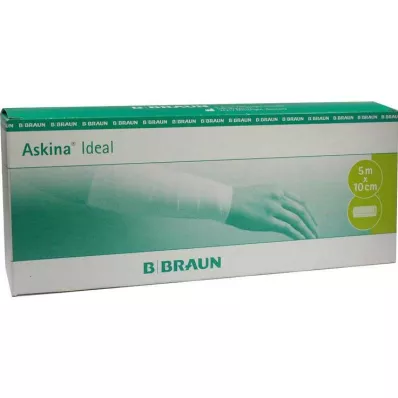 ASKINA Ideāls pārsējs 10 cmx5 m vaļējs, 10 gab