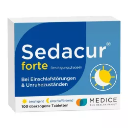 SEDACUR forte nomierinošas pastilas, 100 gab