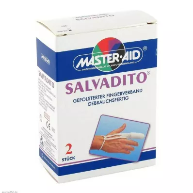 SALVADITO Master Aid saliekamais pirkstu pārsējs, 2 gab SALVADITO Master Aid saliekamais pirkstu pārsējs, 2 gab