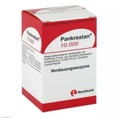 PANKREATAN 10 000 kuņģimizturīgu cieto kapsulu, 50 gab PANKREATAN 10 000 kuņģimizturīgu cieto kapsulu, 50 gab