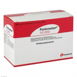 PANKREATAN 10 000 kuņģimizturīgu cieto kapsulu, 200 gab