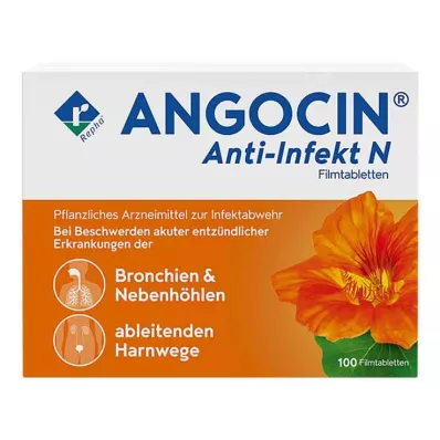 ANGOCIN Anti Infekt N apvalkotās tabletes, 100 gab
