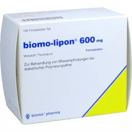 BIOMO-lipon 600 mg apvalkotās tabletes, 100 gab