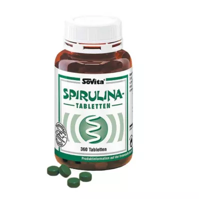 SOVITA Spirulina tabletes, 360 kapsulas SOVITA Spirulina tabletes, 360 kapsulas