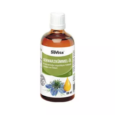 SOVITA Melno ķimeņu sēklu eļļa, 100 ml