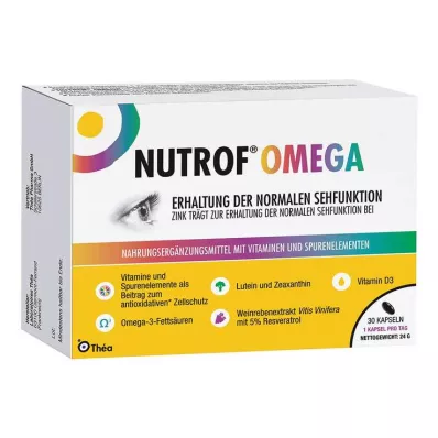 NUTROF Omega kapsulas, 30 gab