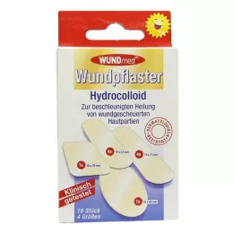 WUNDPFLASTER Hidrokoloīds 4 izmēri, 10 gab