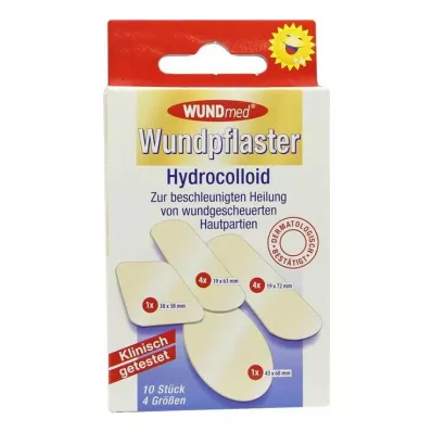 WUNDPFLASTER Hidrokoloīds 4 izmēri, 10 gab WUNDPFLASTER Hidrokoloīds 4 izmēri, 10 gab