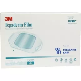 TEGADERM Filma 6x7 cm 1624NP, 5 gab