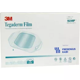 TEGADERM Filma 6x7 cm 1624NP, 5 gab
