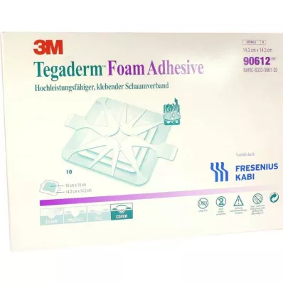 TEGADERM Putu līme FK 14,3x14,3 cm 90612, 10 gab TEGADERM Putu līme FK 14,3x14,3 cm 90612, 10 gab