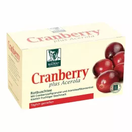CRANBERRY ACEROLA Baders filtrēšanas maisiņi, 20 gab