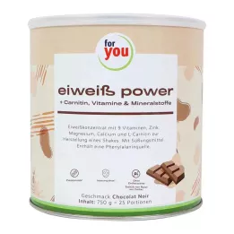FOR YOU eiweiß power šokolādes pulveris, 750 g