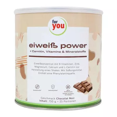 FOR YOU eiweiß power šokolādes pulveris, 750 g