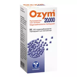 OZYM 20 000 cieto kapsulu ar enterisko apvalku, 100 gab