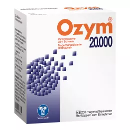 OZYM 20 000 cieto kapsulu ar enterisko apvalku, 200 gab