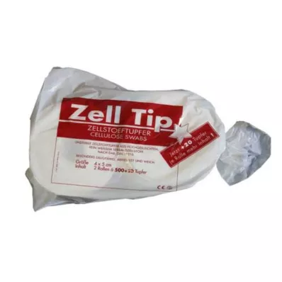ZELLSTOFFTUPFER 4x5 cm, 2X500 gab