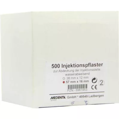 INJEKTIONSPFLASTER 16x57 mm, 500 gab INJEKTIONSPFLASTER 16x57 mm, 500 gab