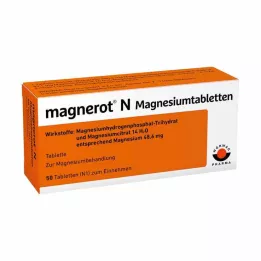 MAGNEROT N Magnija tabletes, 50 gab