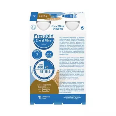 Fresubin 2 kcal šķiedrvielu dzēriena kapučīno dzēriena pudele, 24x200 ml Fresubin 2 kcal šķiedrvielu dzēriena kapučīno dzēriena pudele, 24x200 ml