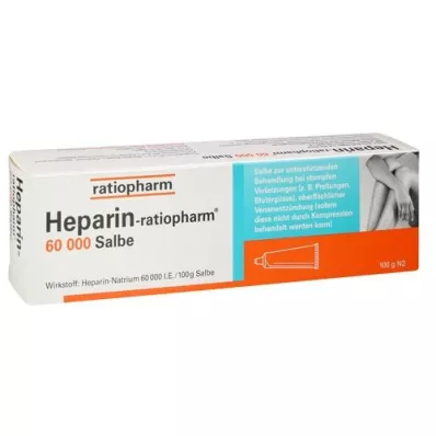 HEPARIN-RATIOPHARM 60 000 ziede, 100 g