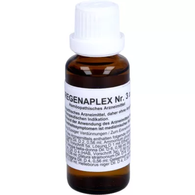 REGENAPLEX Nr.3 a pilieni, 30 ml