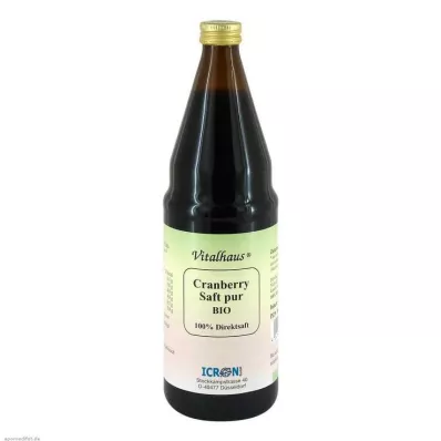 Dzērveņu sula pure organic vital, 750 ml