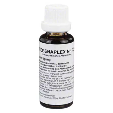 REGENAPLEX Nr.33/zb pilieni, 30 ml REGENAPLEX Nr.33/zb pilieni, 30 ml