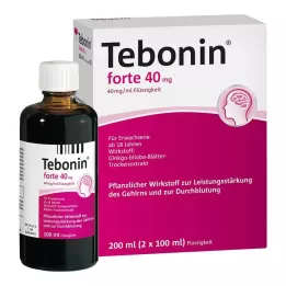 TEBONIN forte 40 mg šķīdums, 2X100 ml
