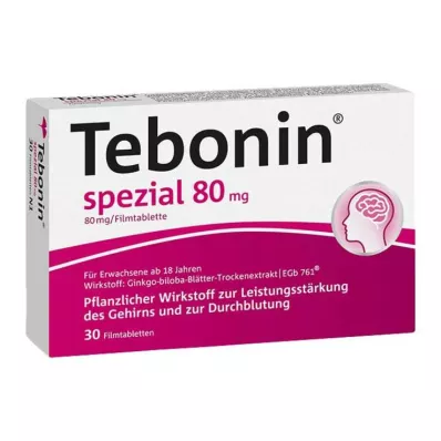 Tebonin® special 80 mg apvalkotās tabletes, 30 gab