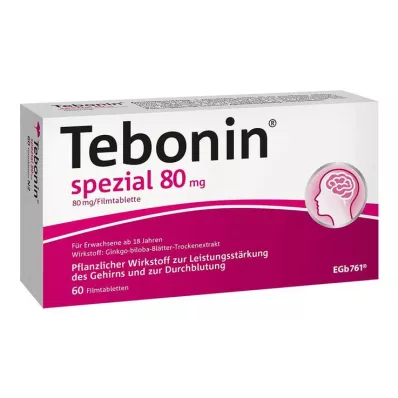 Tebonin® special 80 mg apvalkotās tabletes, 60 gab