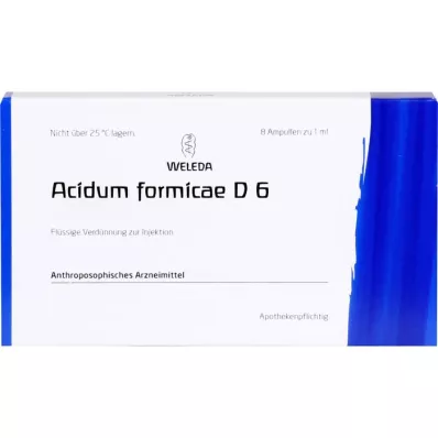 ACIDUM FORMICAE D 6 ampulas, 8 gab