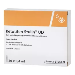 KETOTIFEN Stulln UD Acu pilieni, vienas devas pipete, 20X0,4 ml