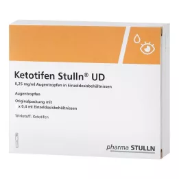 KETOTIFEN Stulln UD Acu pilieni, vienas devas pipete, 10X0,4 ml