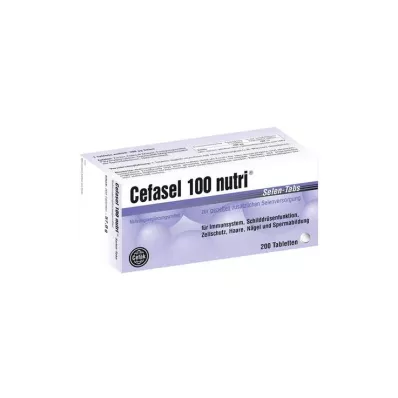 Cefasel 100 nutri Selenium Tabs tabletes, 200 gab