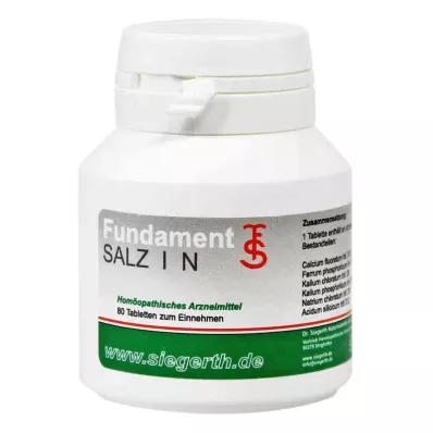 FUNDAMENT-Sāls I N tabletes, 4X80 gab