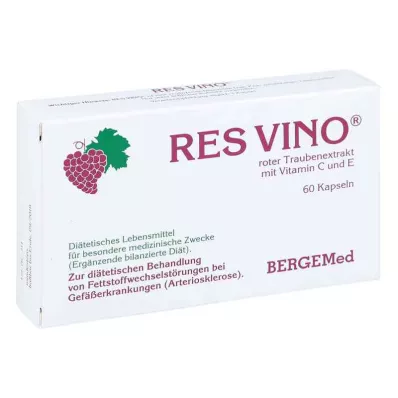 RES VINO Kapsulas, 60 gab