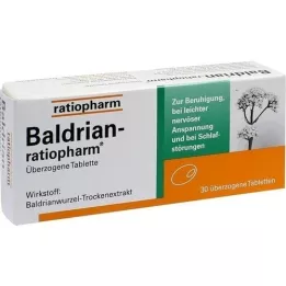 BALDRIAN-RATIOPHARM apvalkotās tabletes, 30 gab