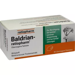 BALDRIAN-RATIOPHARM apvalkotās tabletes, 60 gab