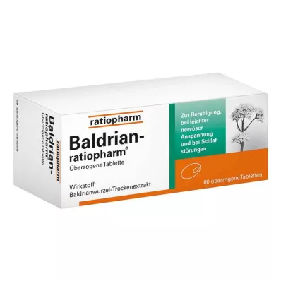 BALDRIAN-RATIOPHARM apvalkotās tabletes, 60 gab