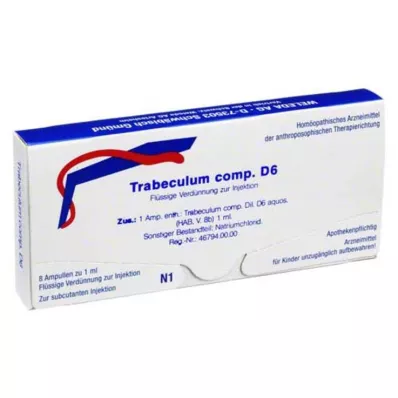 TRABECULUM comp.D 6 ampulas, 8 gab