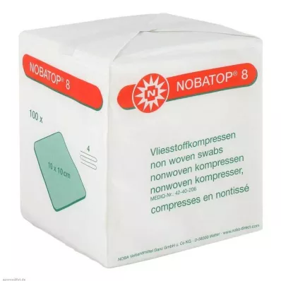 Nobatop 8 kompreses 10x10cm, 100 gab Nobatop 8 kompreses 10x10cm, 100 gab