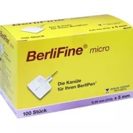 BERLIFINE mikroadatas 0,25x5 mm, 100 gab