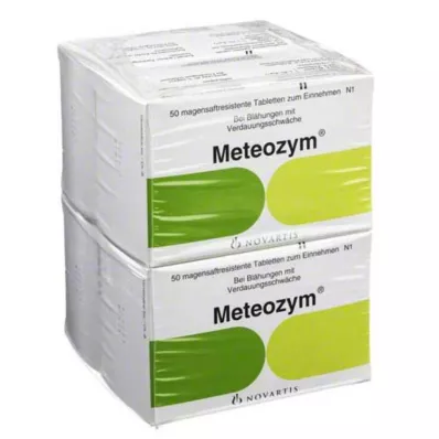 METEOZYM Filmē apvalkotās tabletes, 200 gab METEOZYM Filmē apvalkotās tabletes, 200 gab