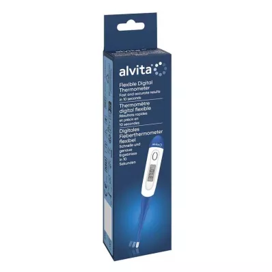 ALVITA digitālais klīniskais termometrs elastīgs, 1 gab