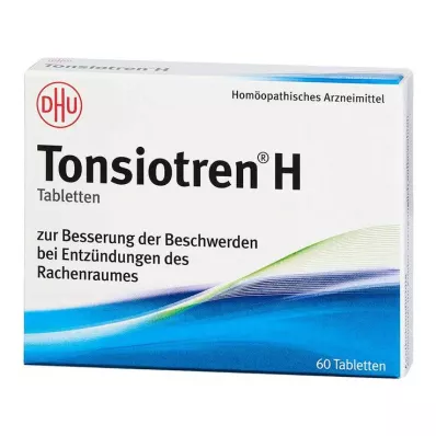 DHU Tonsiotren H tabletes, 60 gab