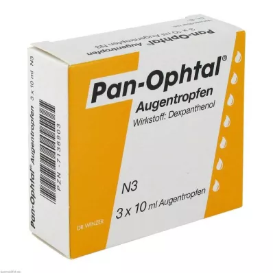 Pan Ophthalm acu pilieni, 3x10 ml Pan Ophthalm acu pilieni, 3x10 ml