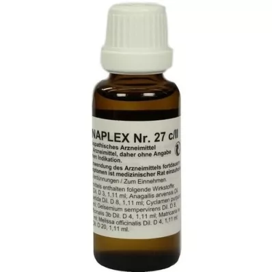 REGENAPLEX Nr. 27 c/II pilieni, 30 ml