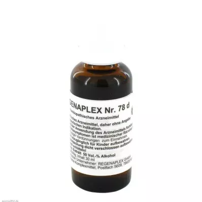 REGENAPLEX Nr.78 d pilieni, 30 ml