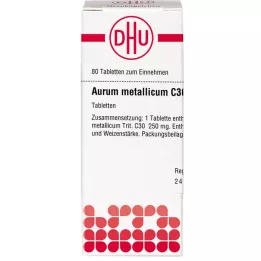 AURUM METALLICUM C 30 tabletes, 80 kapsulas